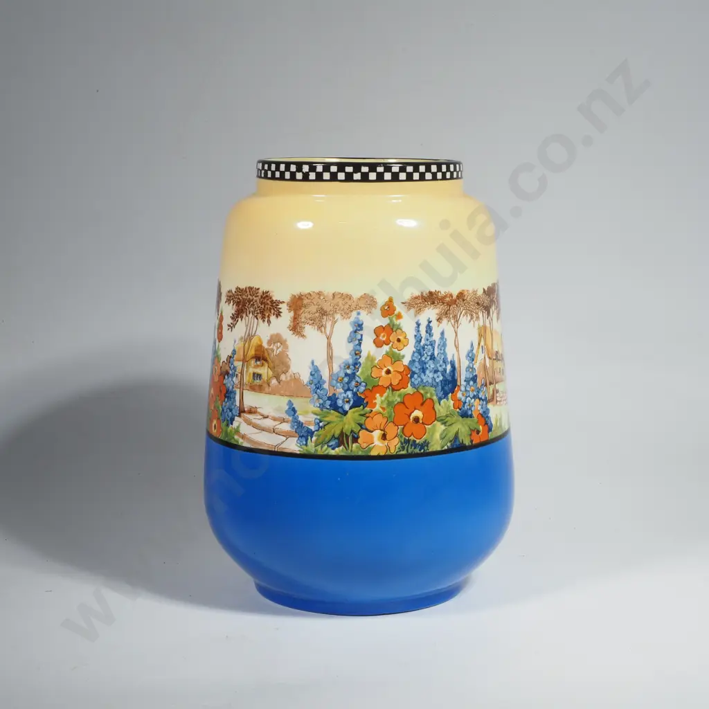 Art Deco Falcon Ware Vase w English Cottage Decoration Image 1++