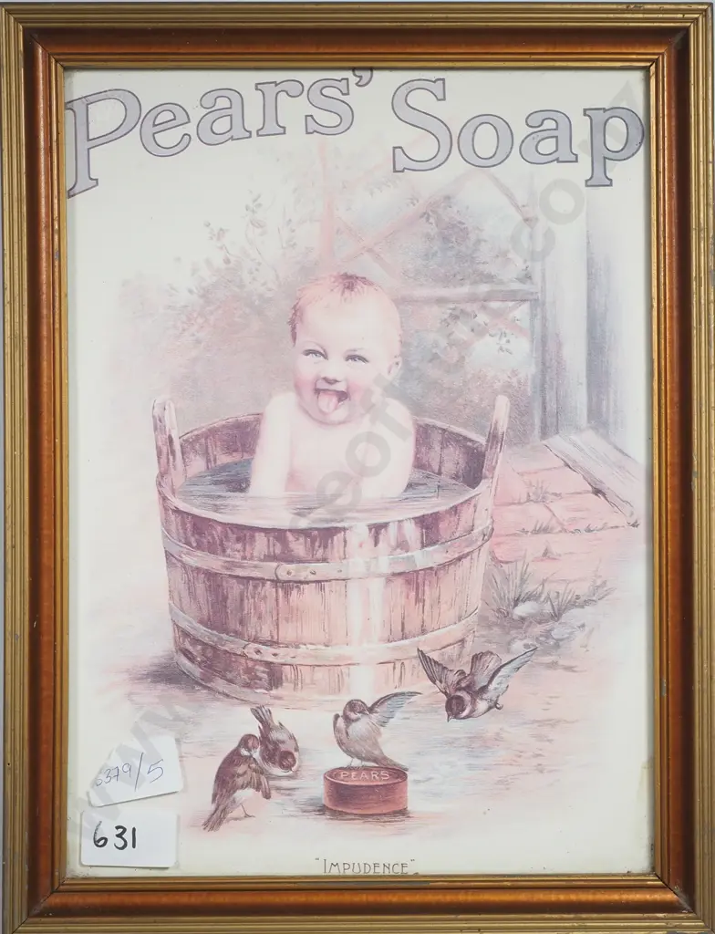 Pears' Soap 'Impudence' Print Image 1++