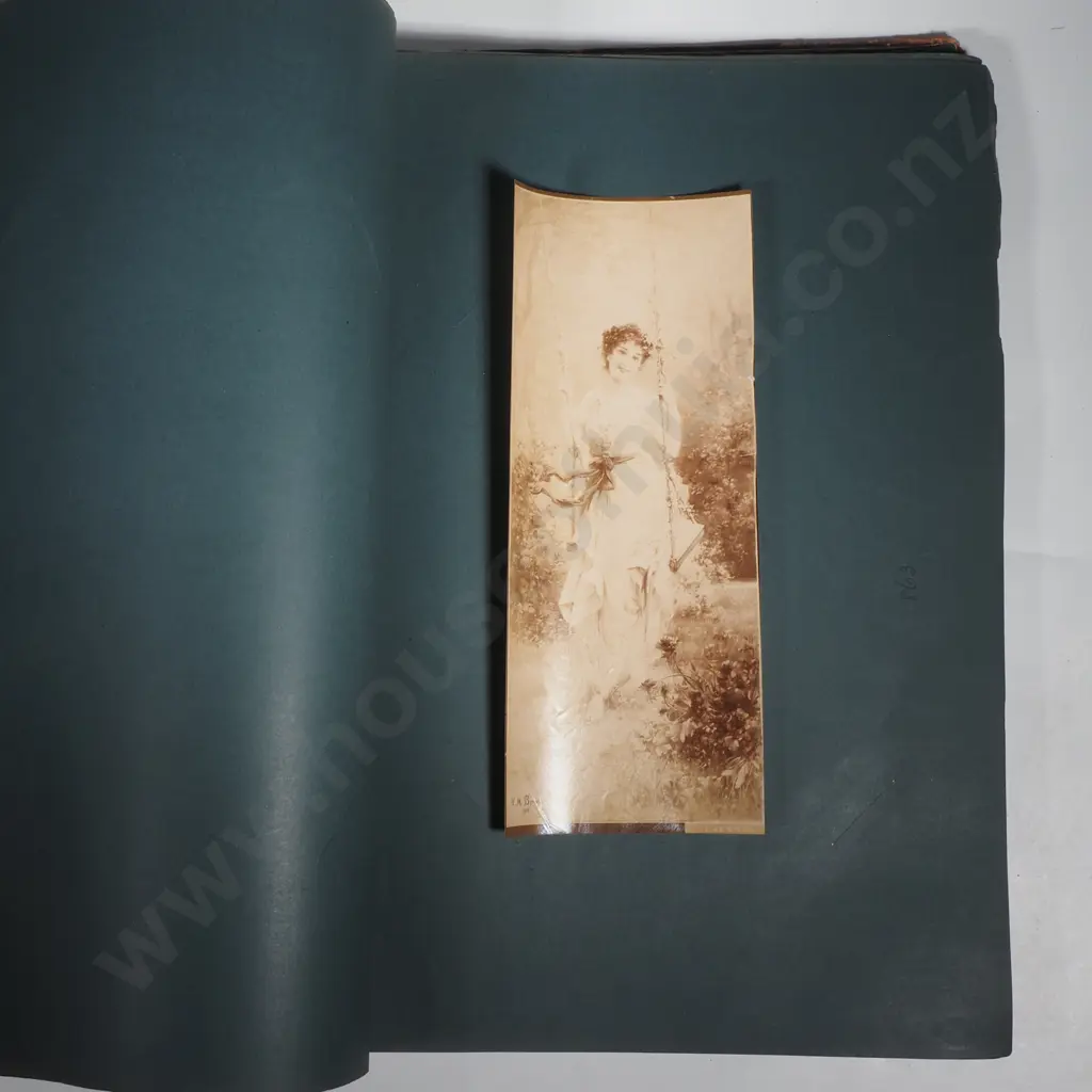 Large Antique 'Silver Series' Photograph Album complete w Some Silver Gelatin Prints Image 1++