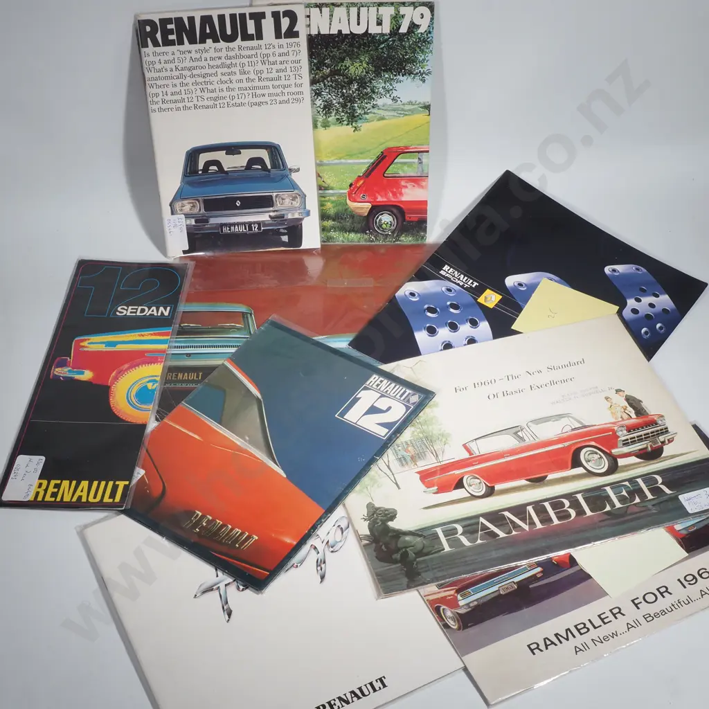 Collection of Vintage Renault  Motor Vehicle Catalogues Image 1++