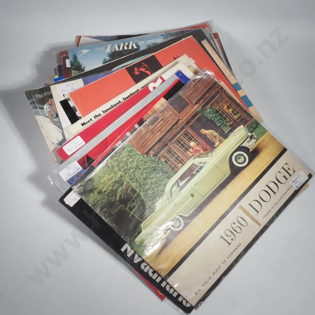 A Collection of Motor Vehicle Brochures - mainly American models Image 1++