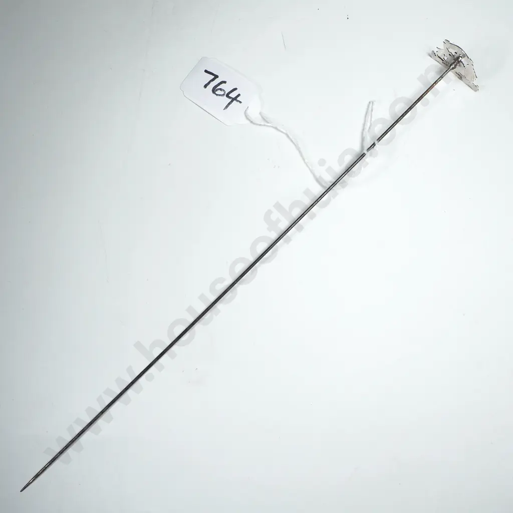 Sterling Silver Hatpin w Coat of Arms for Edinburgh Image 1++