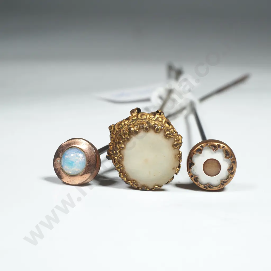 Three Gold Tone Hatpins Image 1++