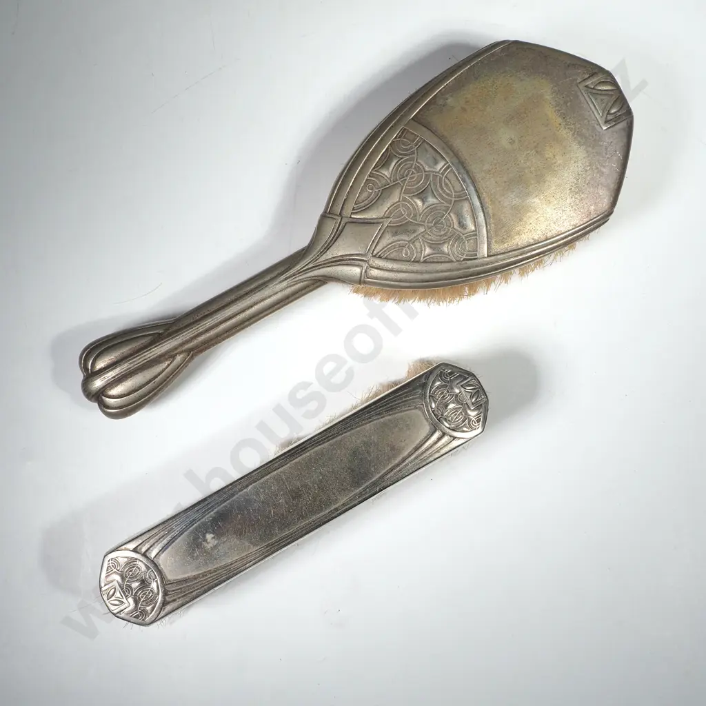 Art Nouveau WMF  Hair Brush & Clothes Brush from the Early 1900s Image 1++