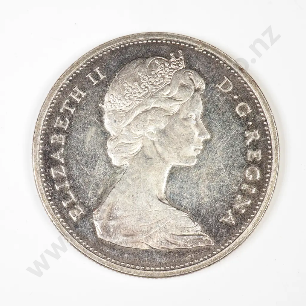 1965 Canada Silver Dollar Image 1++