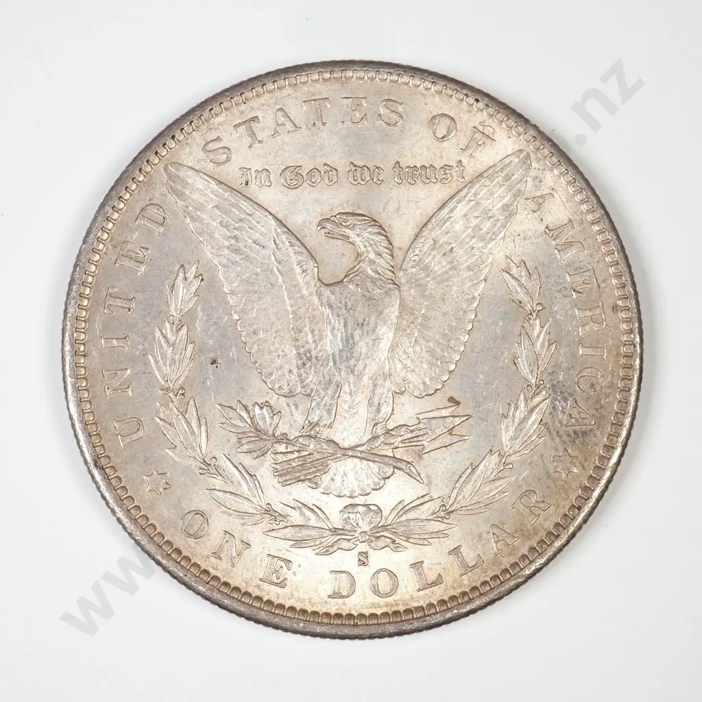 1891 S USA Morgan silver dollar Image 1++