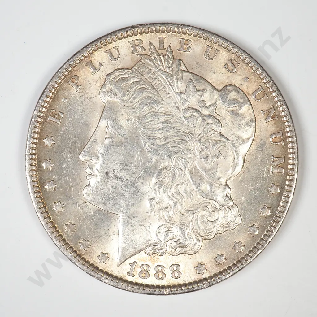 1888 USA Morgan silver dollar Image 1++