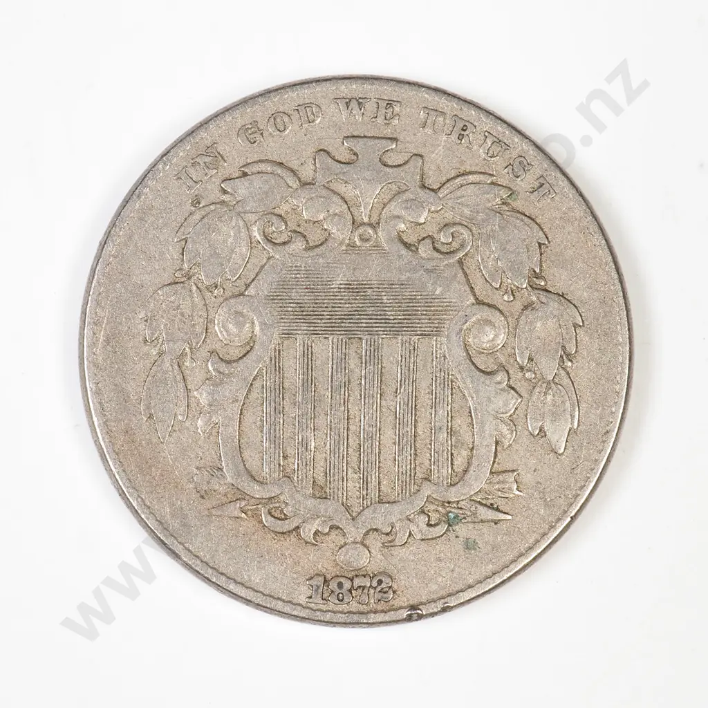USA 1872 nickel Image 1++