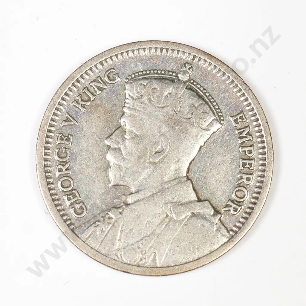 NZ 1935 Threepence Coin Image 1++