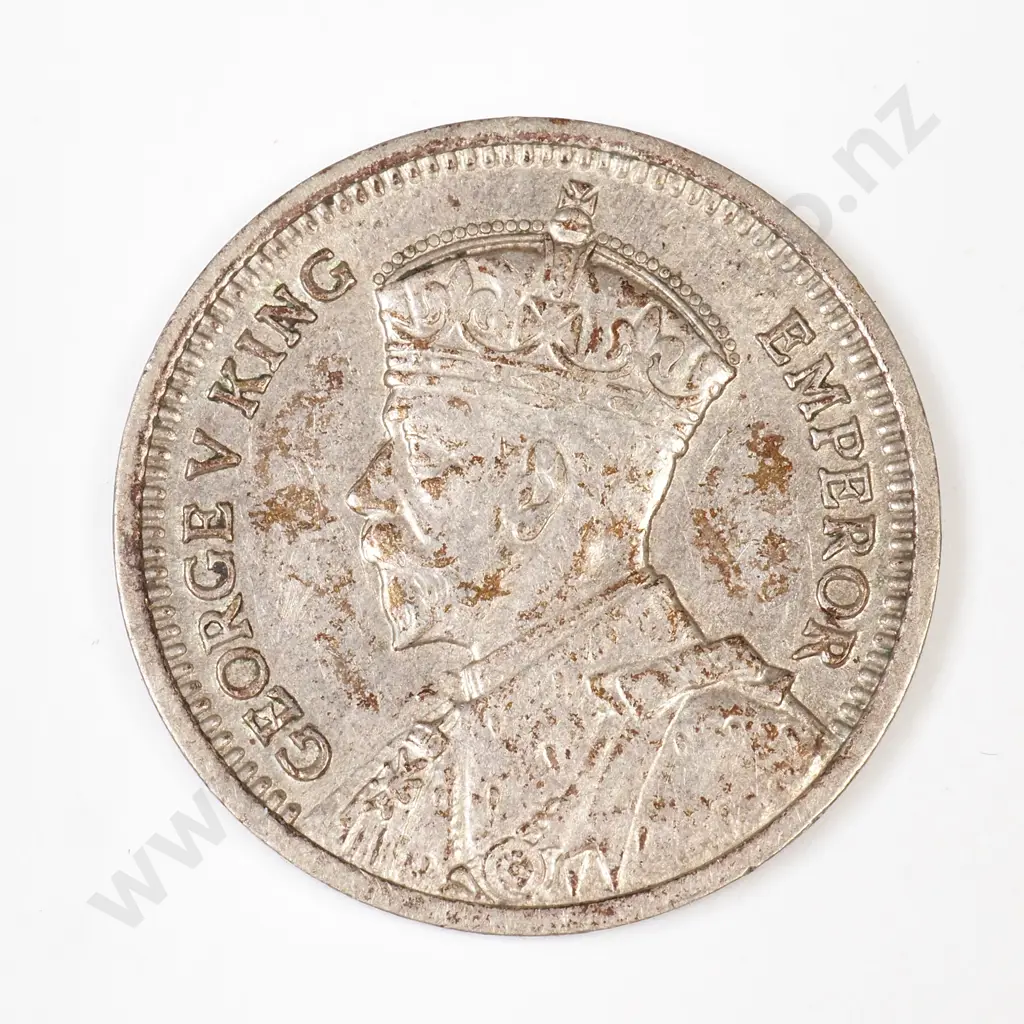 NZ 1935 Threepence Coin Image 1++