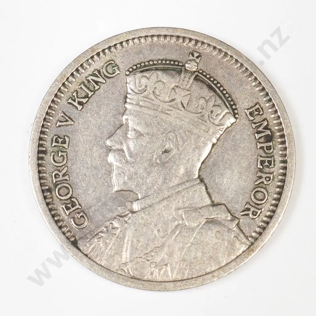 New Zealand 1935 Threepence Image 1++