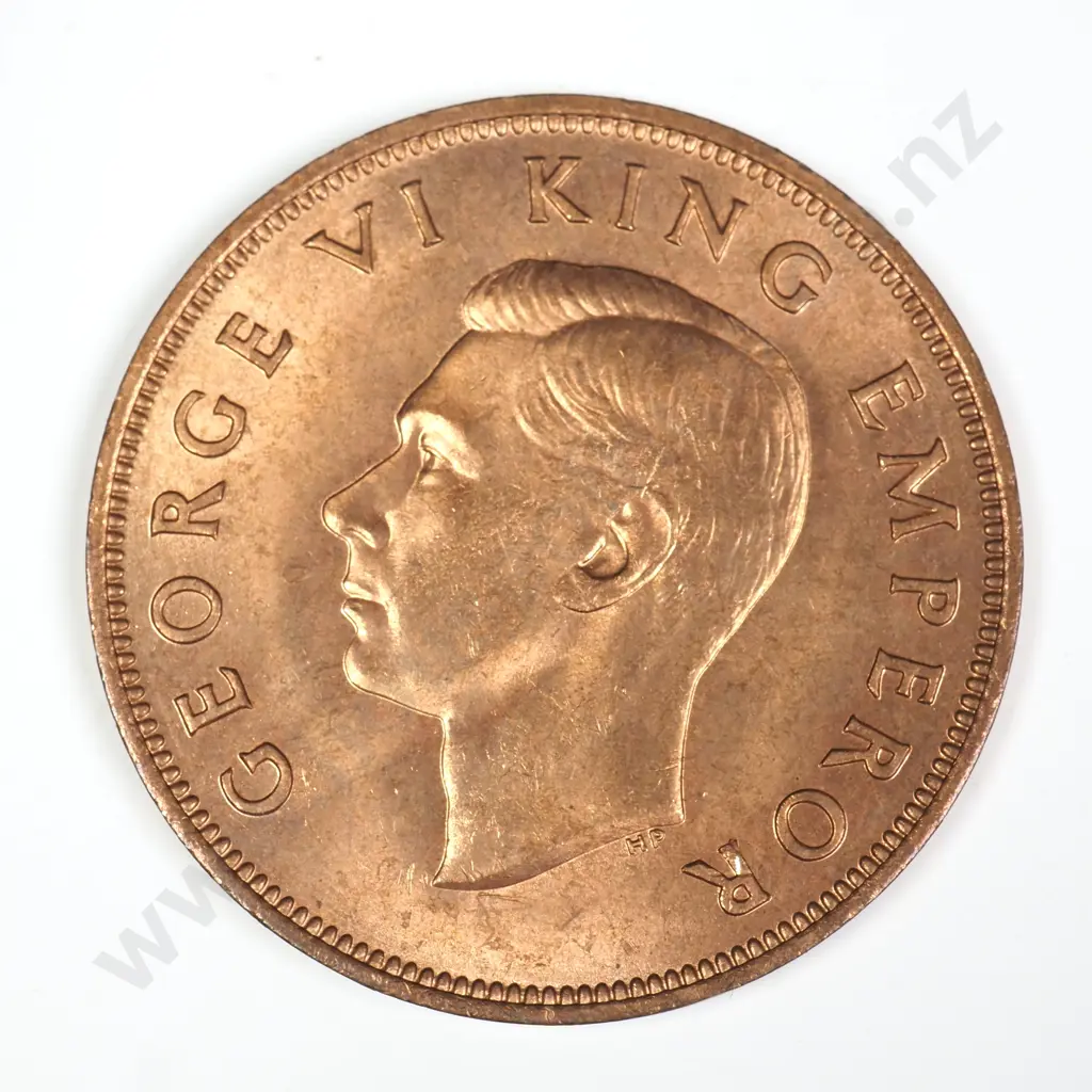 1947 One Penny, A.UNC, C.V. $35 Image 1++