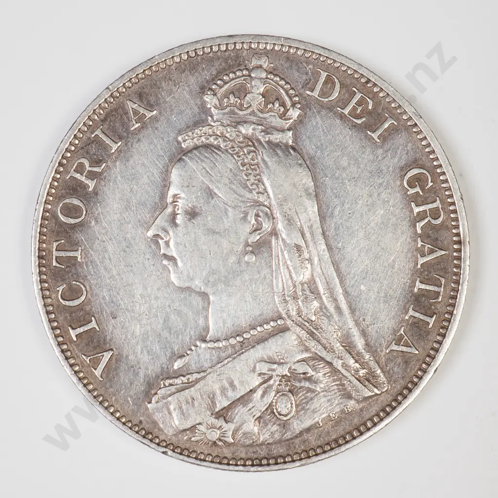 UK 1889 Double Florin  Image 1++