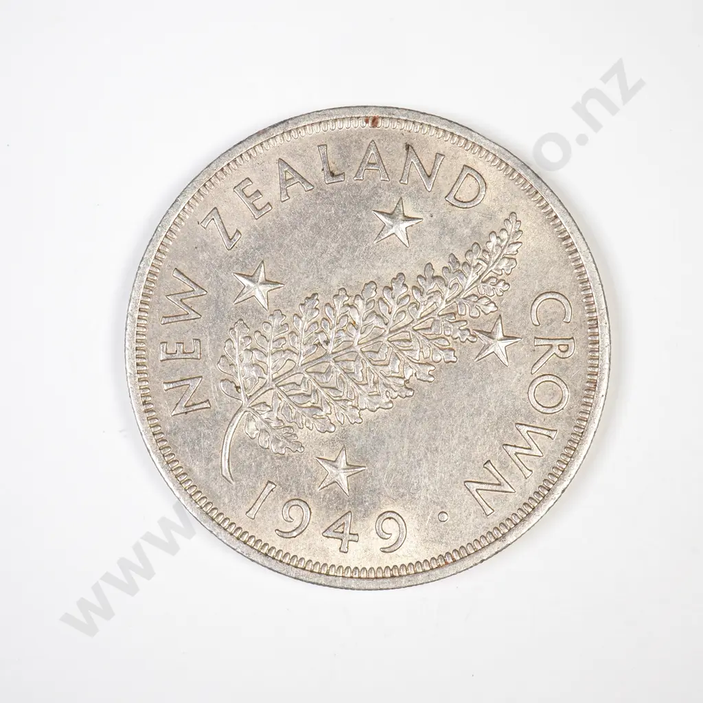 NZ 1949 Crown Image 1++