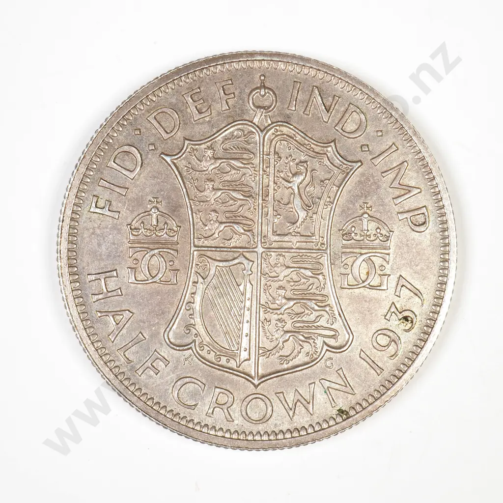 UK 1937 Half Crown - Better Grade Image 1++