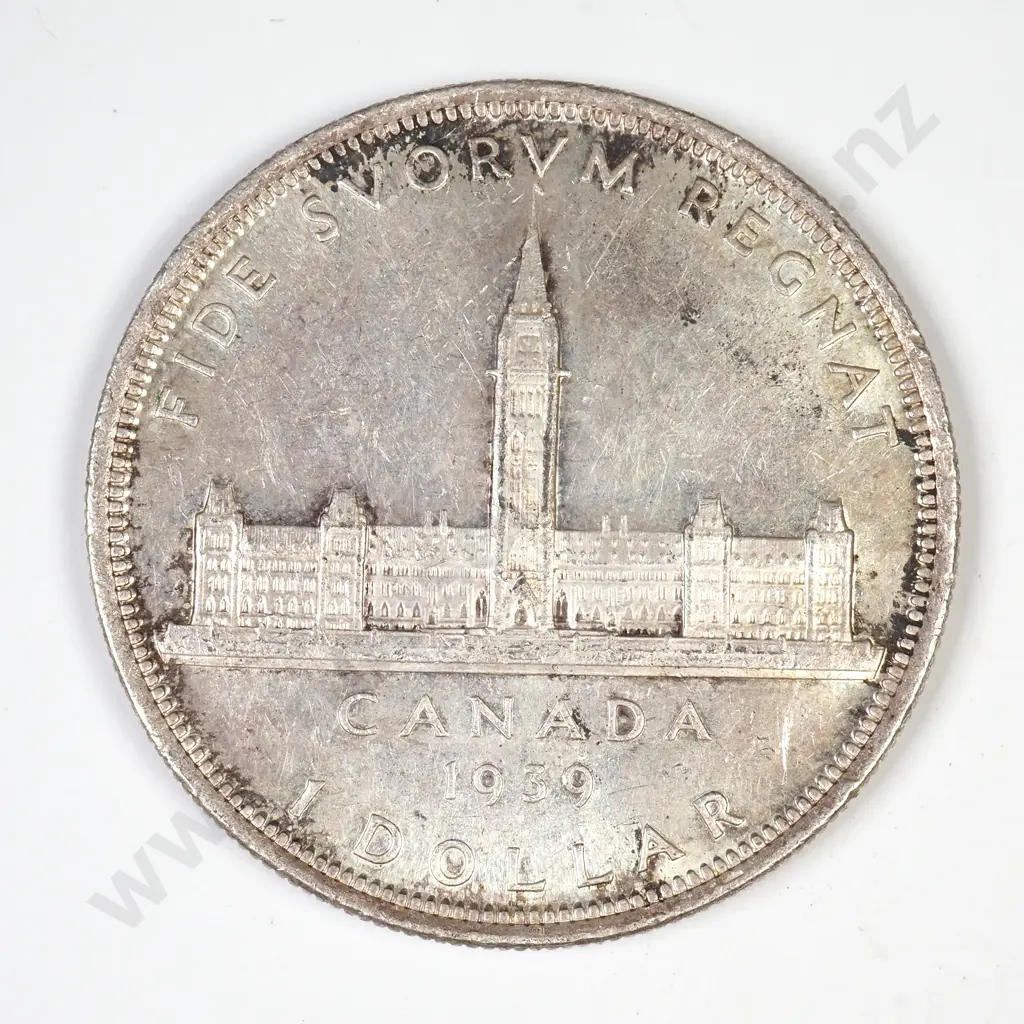  Canada 1939 silver dollar Image 1++
