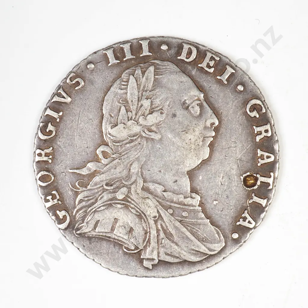 UK 1787 sixpence Image 1++