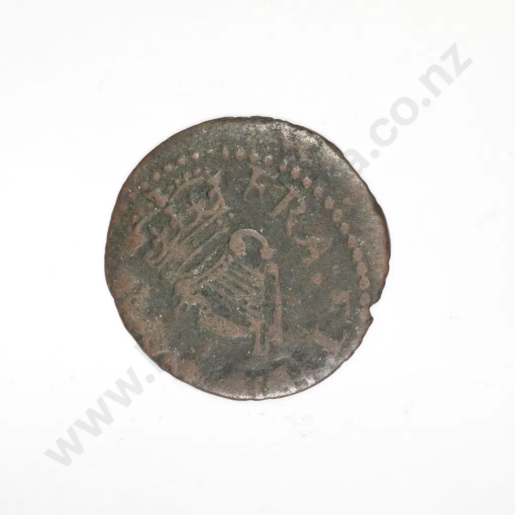 UK Charles I Richmond Royal Farthing Image 1++