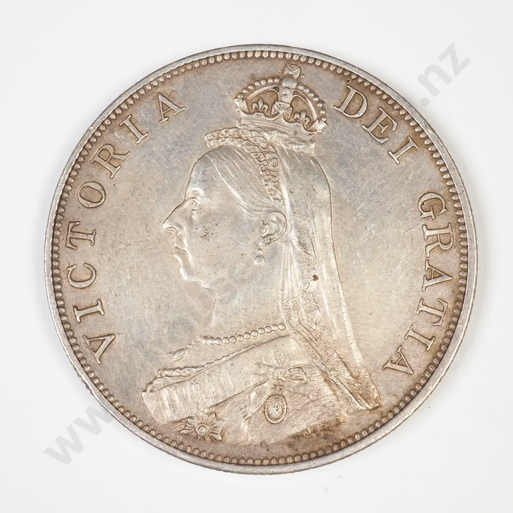 UK 1887 double florin Image 1++