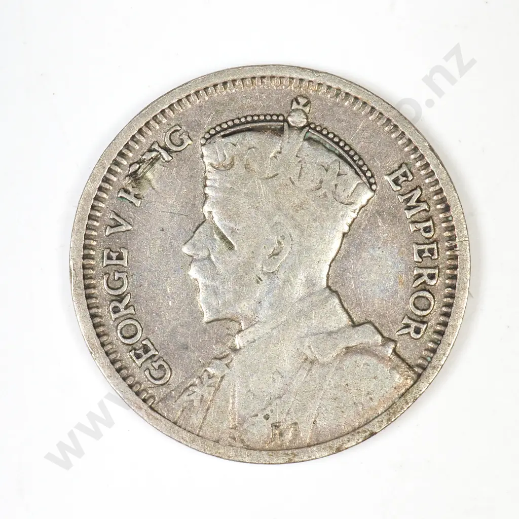 NZ 1935 Threepence Coin Image 1++