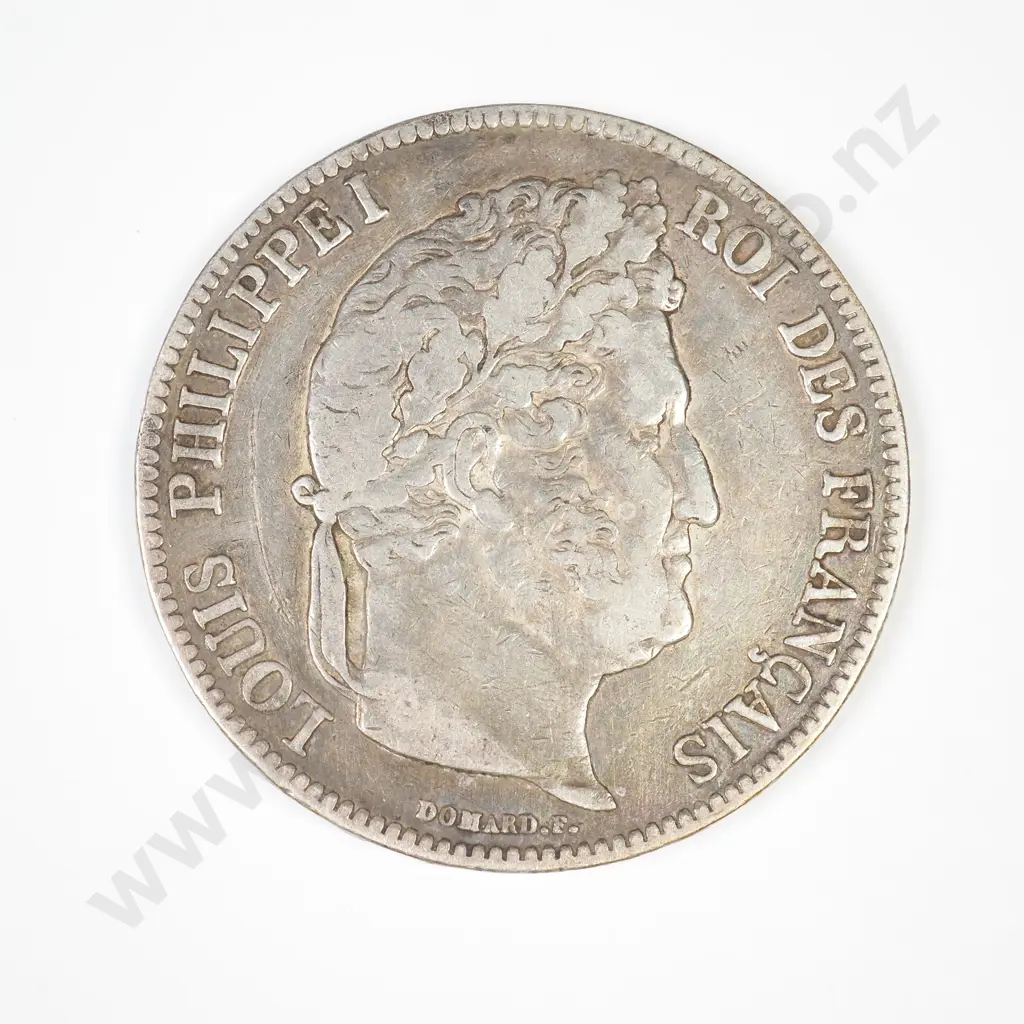 France 1839B silver 5 francs Image 1++