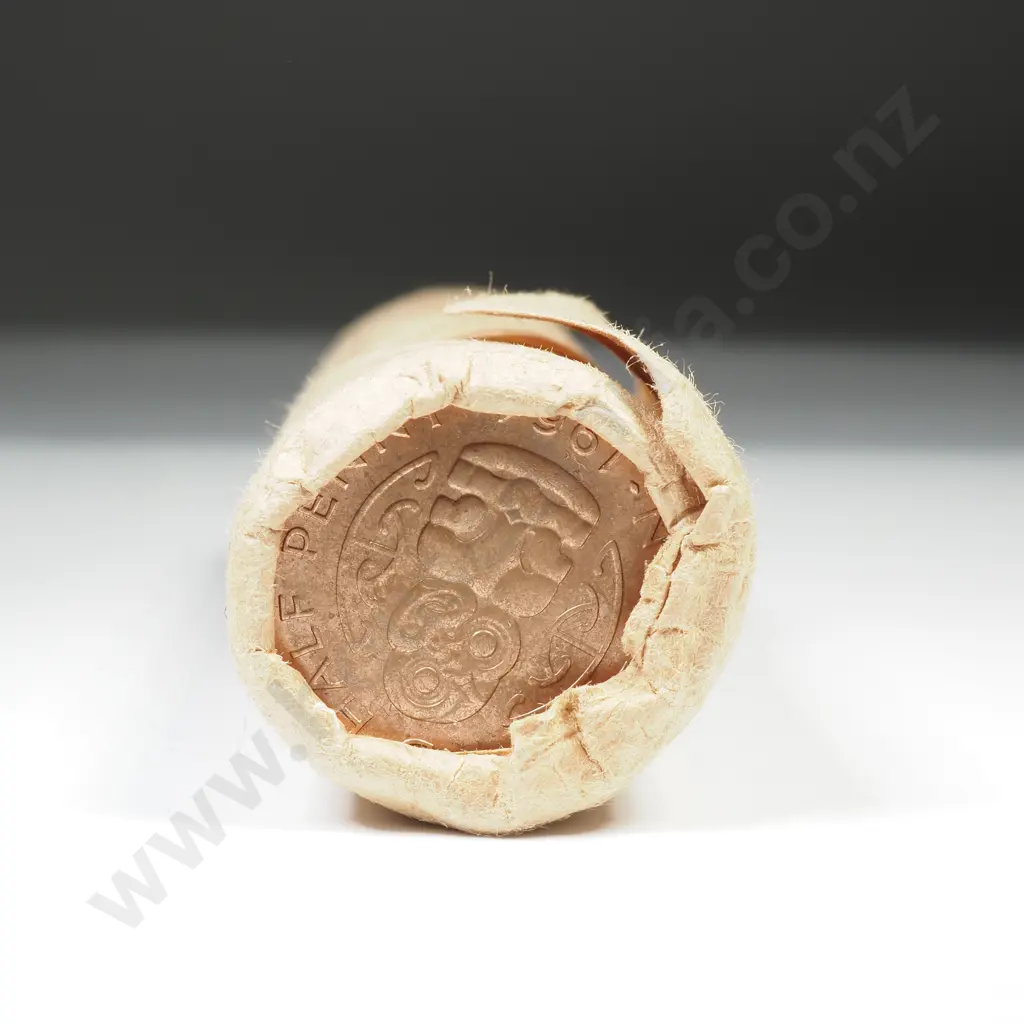 Paper Roll of 1964 NZ Half Pennies Image 1++