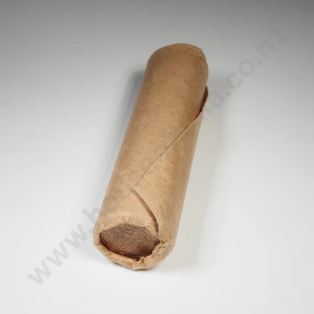 Paper Roll of 1964 NZ Half Pennies Image 1++