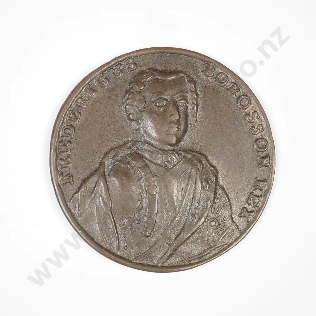 Copy 1757 Prussia Bronze Medallion  Image 1++