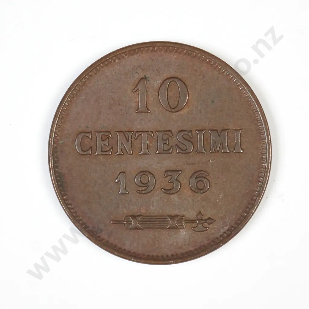 1936 San Marino 10 Centesimi  Image 1++