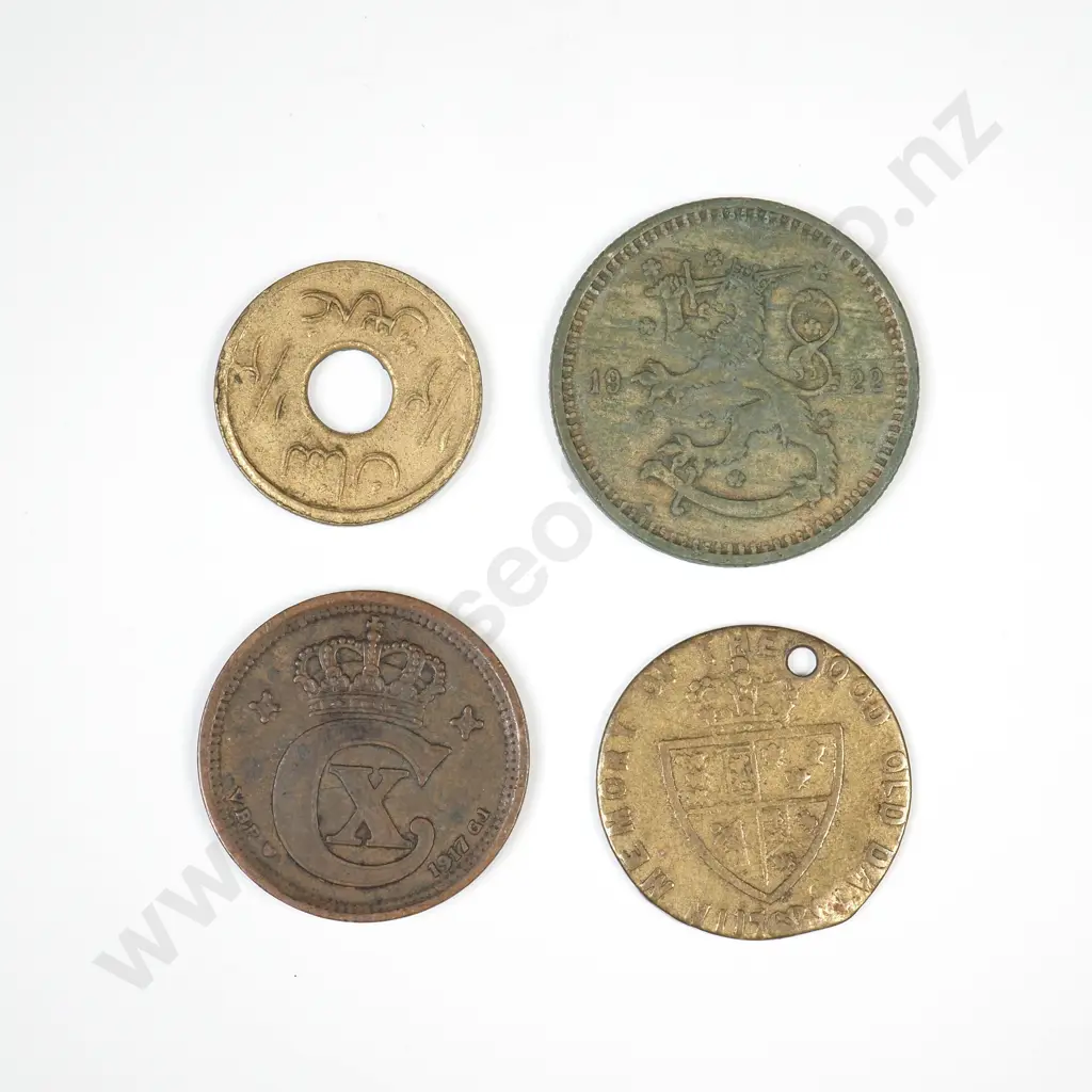 Assorted Interesting Coinage - Denmark Finland & Lebanon  Image 1++