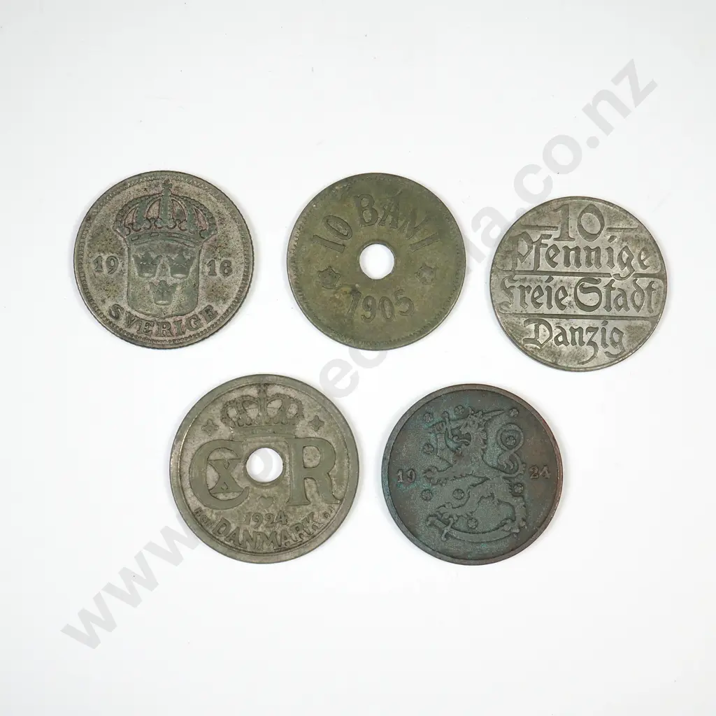 Assorted Early 20th Century Interesting Scandinavian Coinage  Image 1++