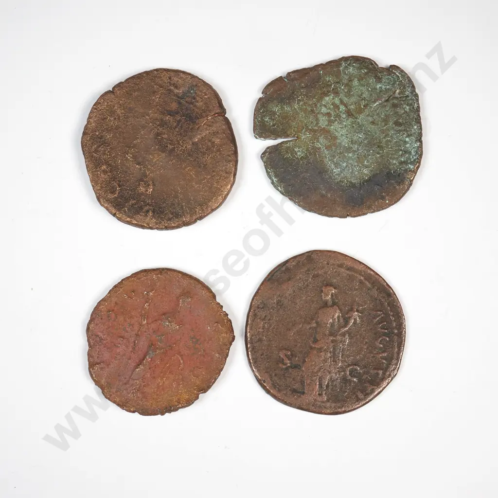 Assorted Lot of Larger Ancient Roman Coins Image 1++