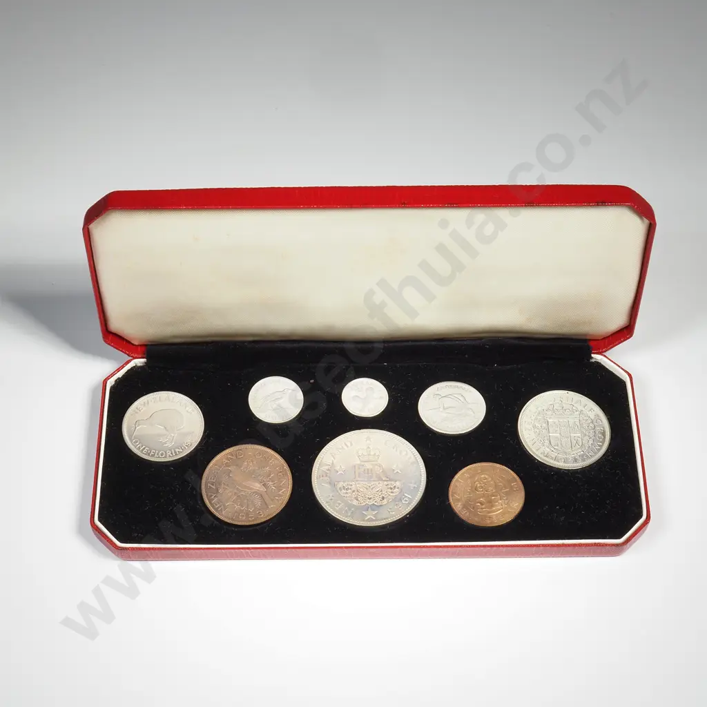 1953 New Zealand Proof Set Image 1++