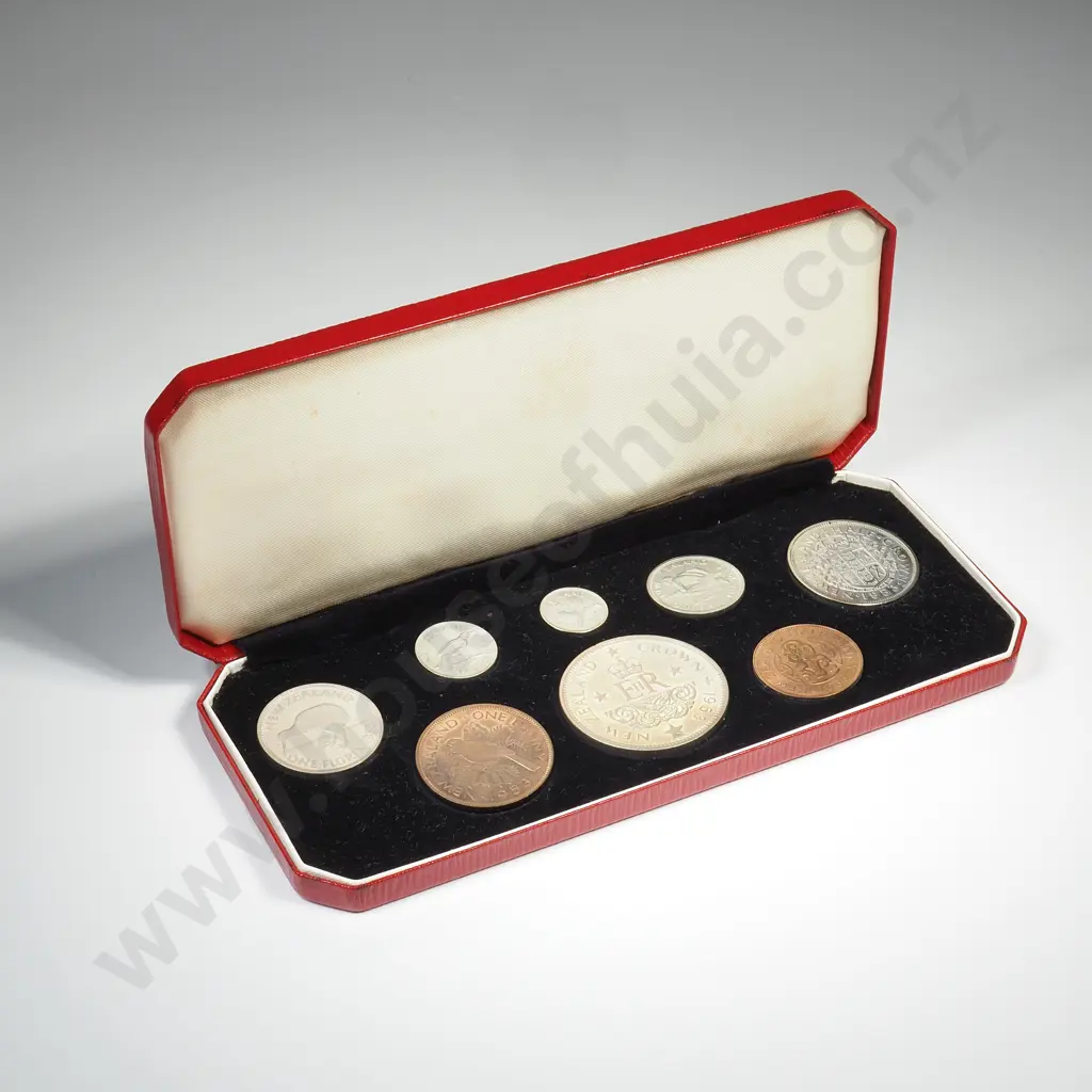 1953 New Zealand Proof Set Image 1++