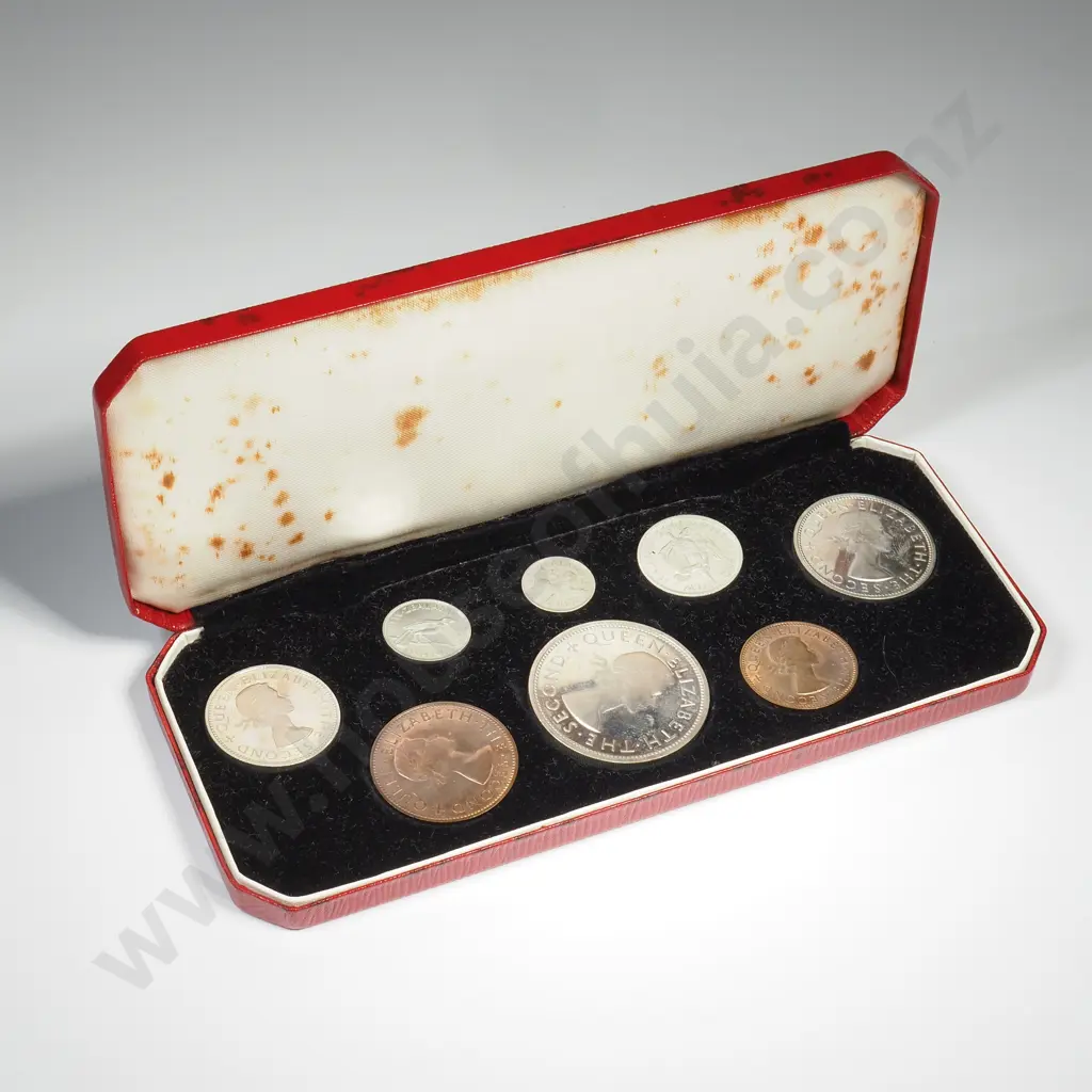 1953 New Zealand Proof Set Image 1++