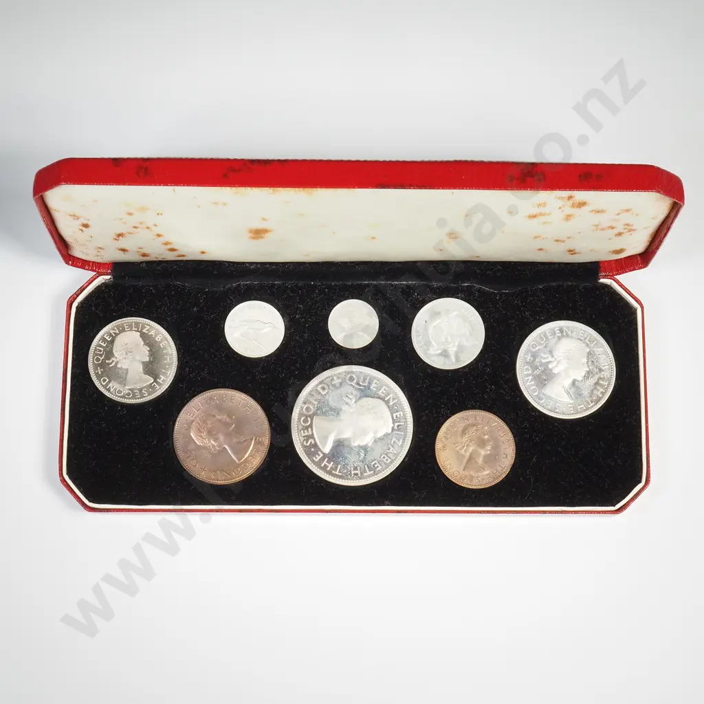 1953 New Zealand Proof Set Image 1++