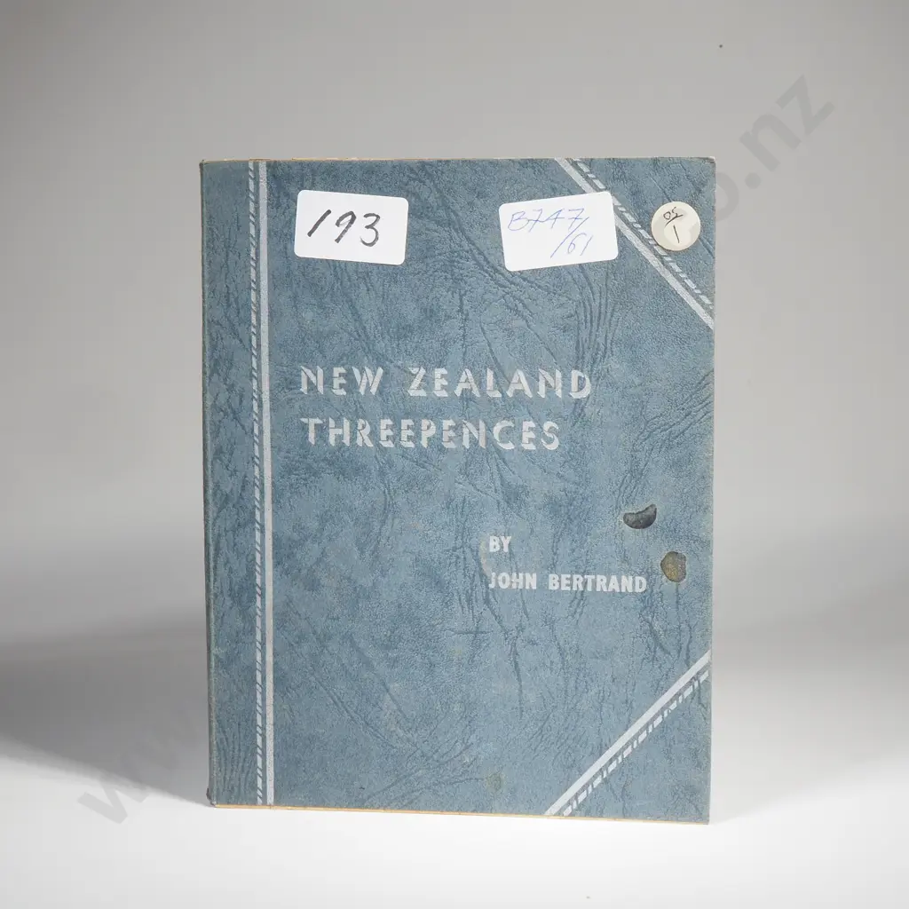 A complete set of threepences from 1933 to 1964 in a John Bertrand album, mostly in average circulated condition, some better, some dirty or toned, the 1935 in fine condition Image 1++