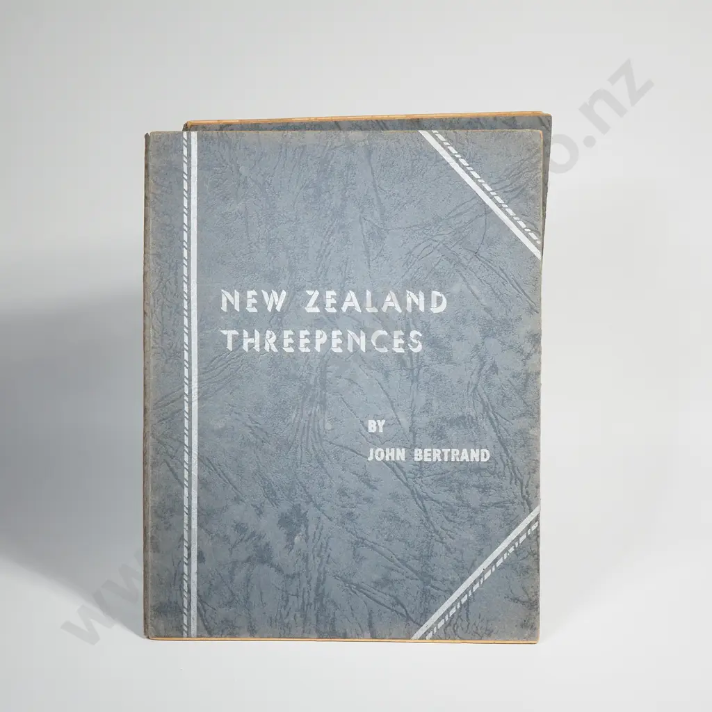 Complete New Zealand Threepence Bertrand Album Includes 1935 threepence - Album Damaged Image 1++