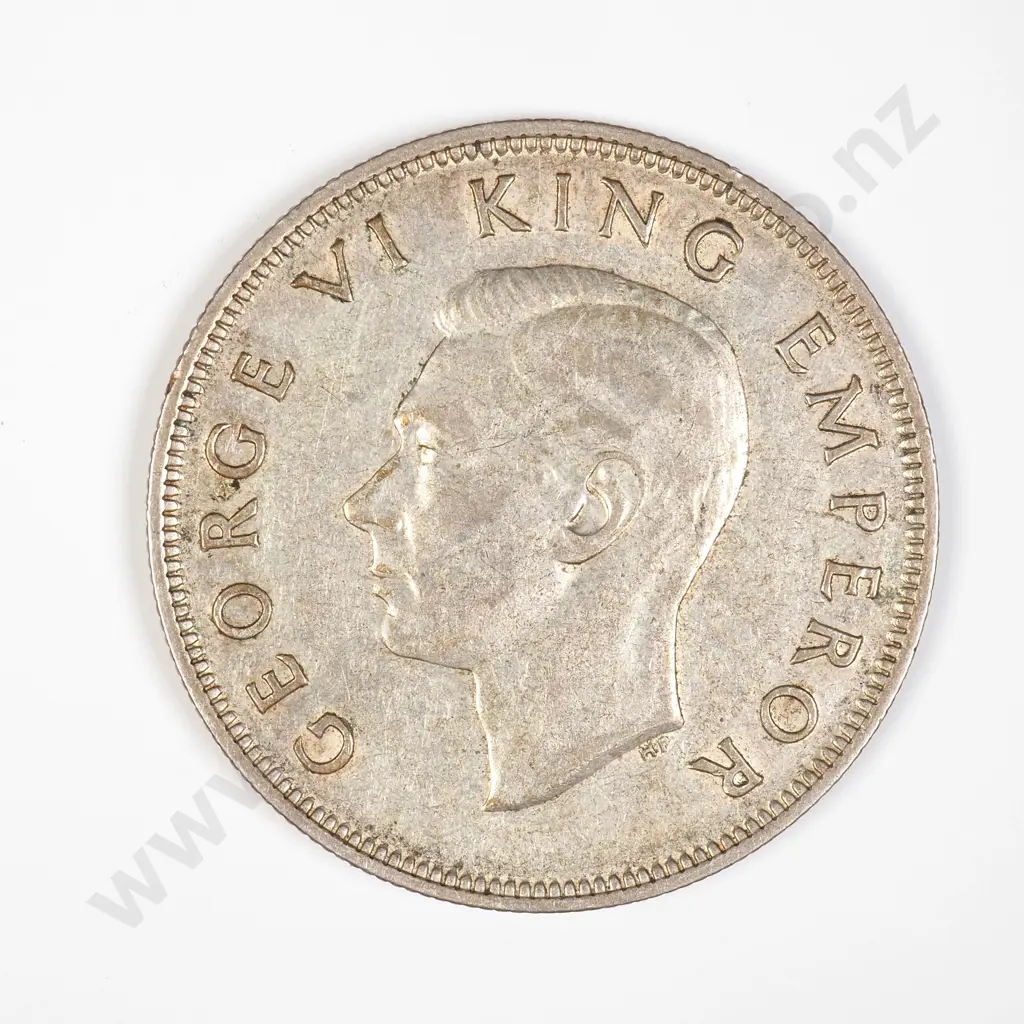 NZ 1940 New Zealand Centennial Half Crown Image 1++