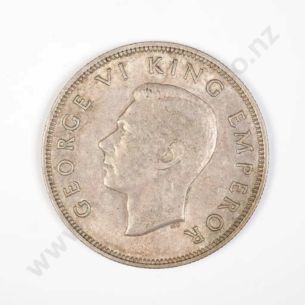 NZ 1940 New Zealand Centennial Half Crown Image 1++
