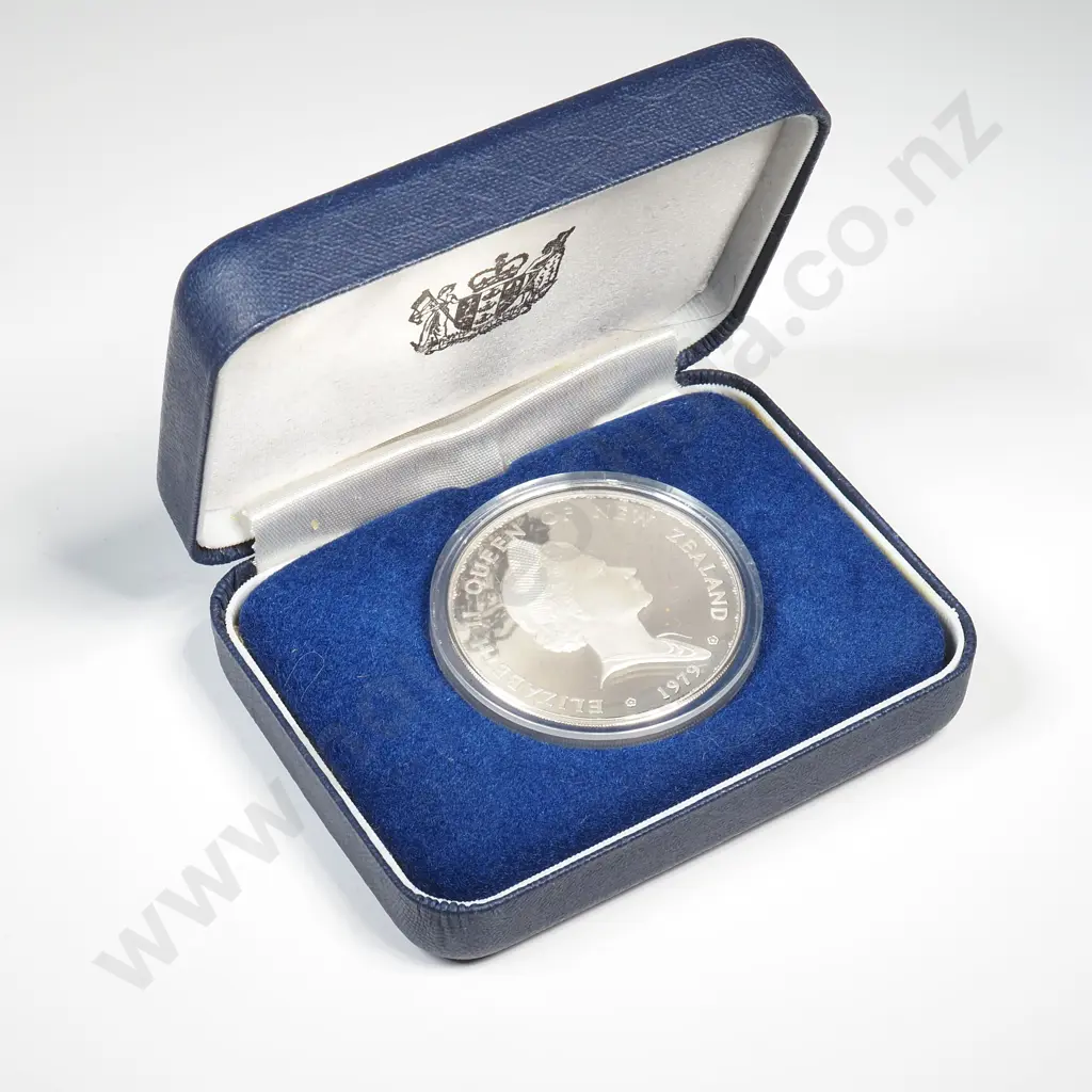 NZ One Dollar Sterling SIlver Proof Coin Image 1++