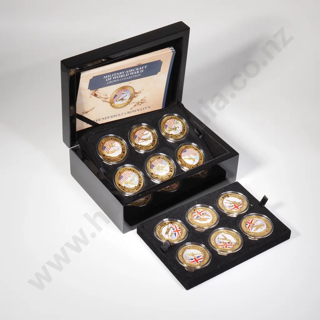 Bradford Exchange WW2 Aircraft - 18 Coins Image 1++