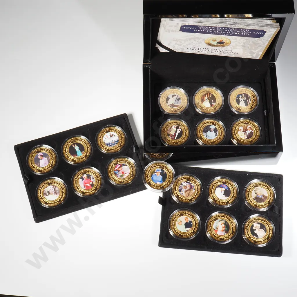 Collection of 19 Bradford Exchange Coins  - Royal Family Image 1++