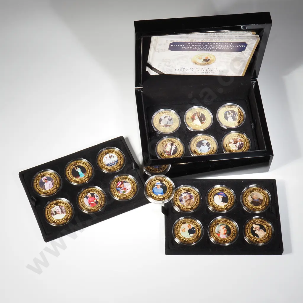 Collection of 19 Bradford Exchange Coins  - Royal Family Image 1++