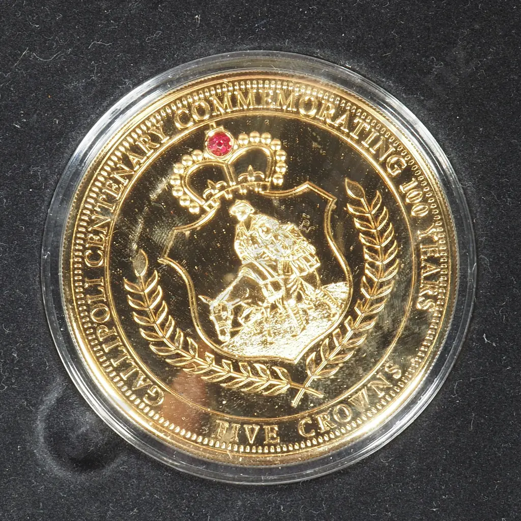 Bradford Exchange Five Crown Gallipoli Coin Image 1++