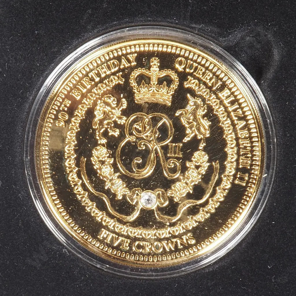 Bradford Exchange Five Crown Queen Elizabeth Bday Image 1++