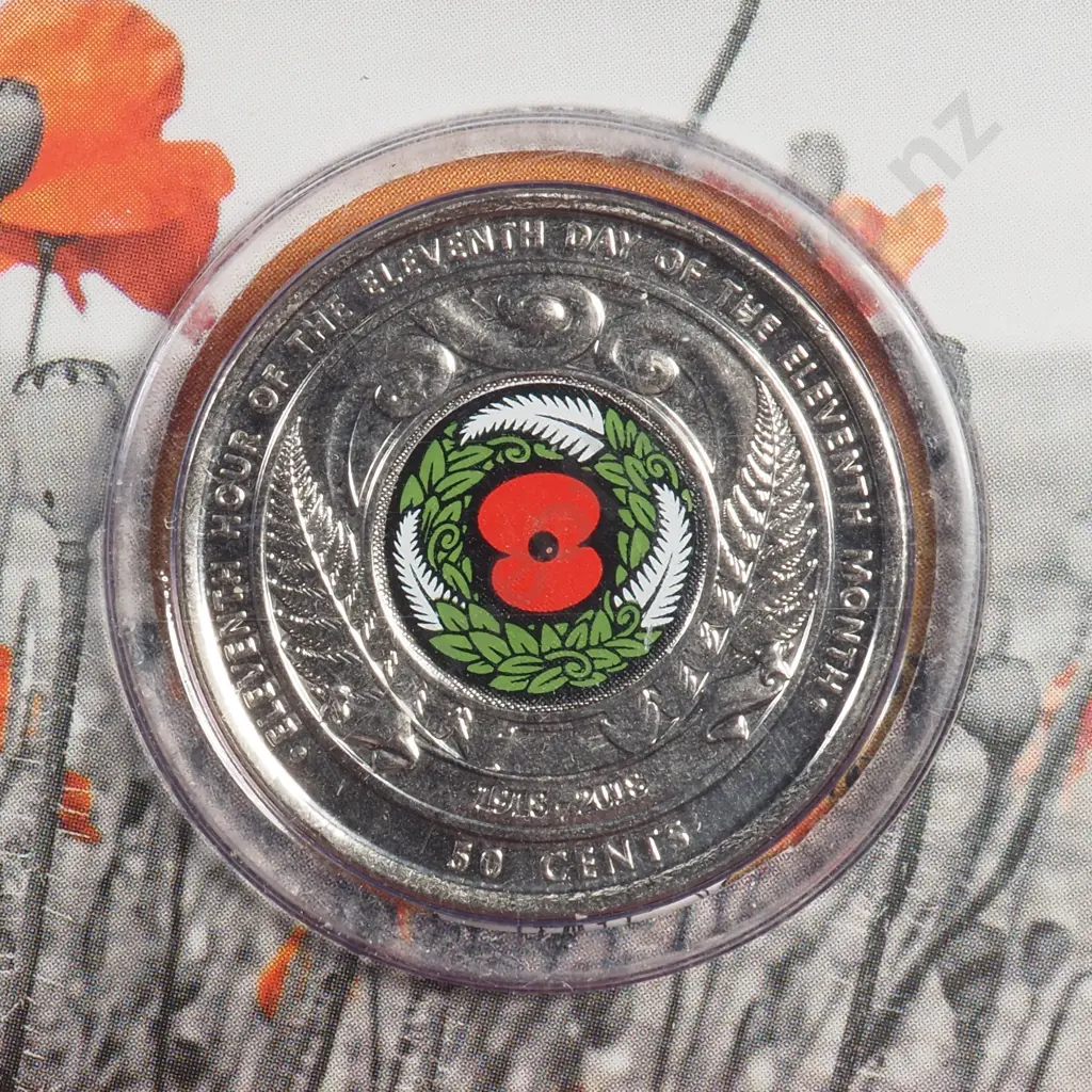 2018 Armistice 50 Cent Coin Set Image 1++