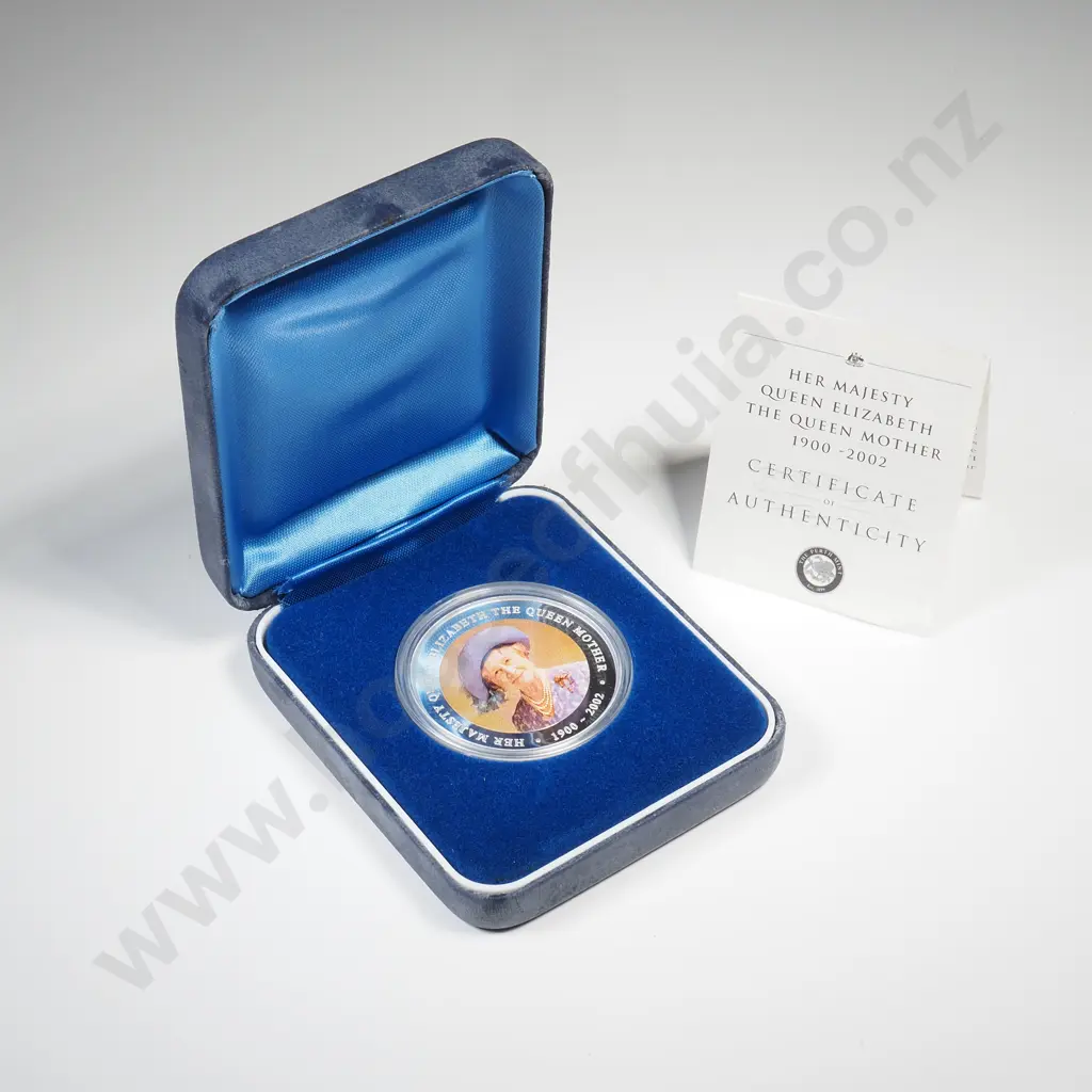 2002 Queen Mother One Troy Ounce Silver Coin Image 1++