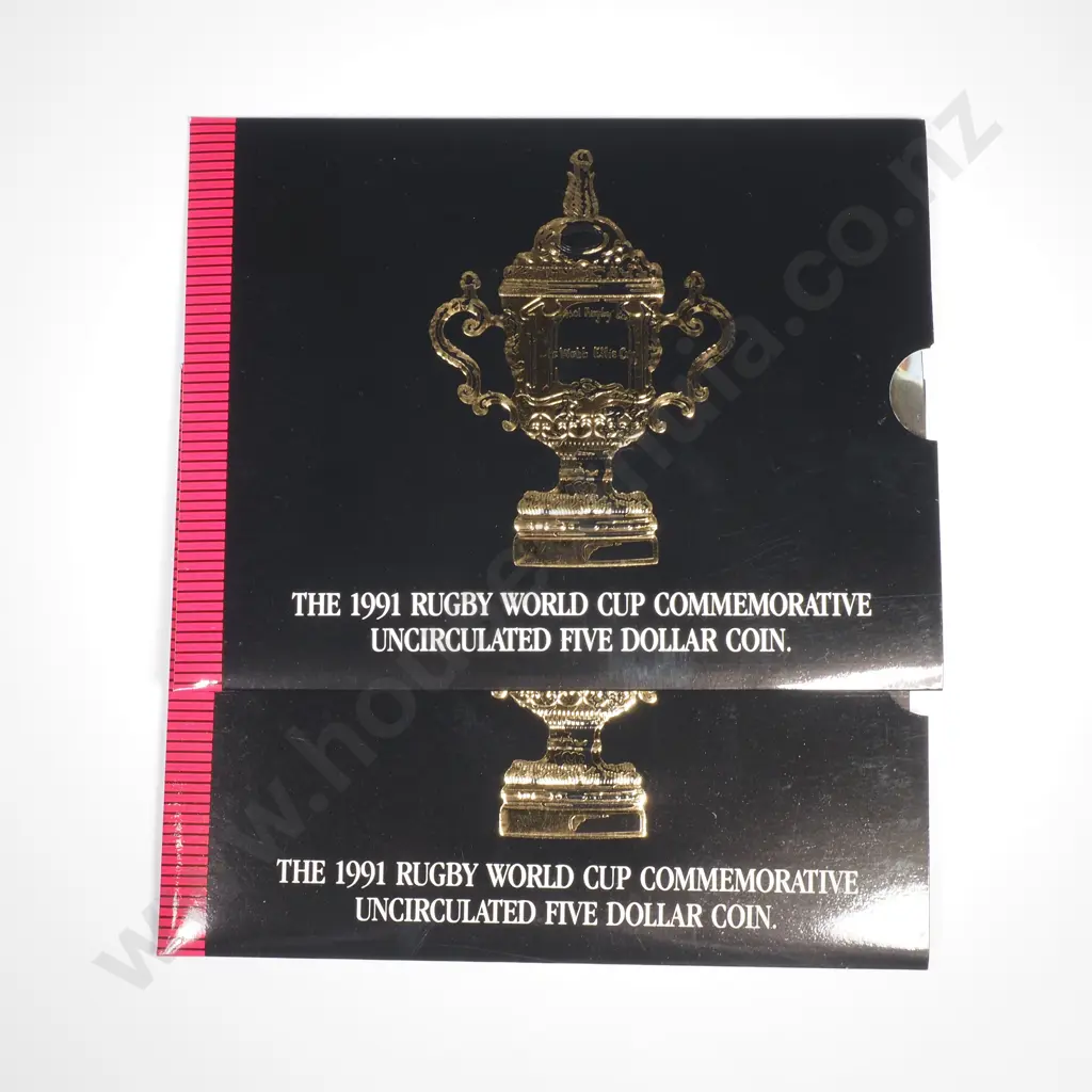 Two 1991 UNC Five Dollar Coin Sets Image 1++
