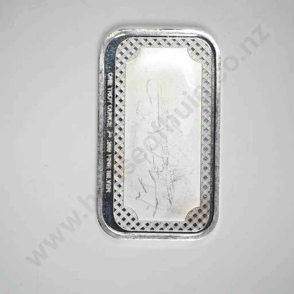 Ten Commandments One Ounce Silver Bar Image 1++